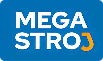Logo megastroj stavebni inzertni potral